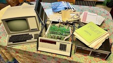 Heathkit, H8 Digital Computer with cards and H17 terminal, H19 Monitor,Manuals