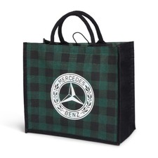 Mercedes Benz Plaid Woods Tote Bag