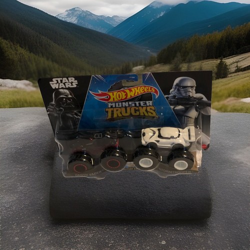 Hot Wheels Monster Trucks,STAR WARS,Darth Vasari VS Stormtrooper” Demolition Do. - Picture 5 of 6