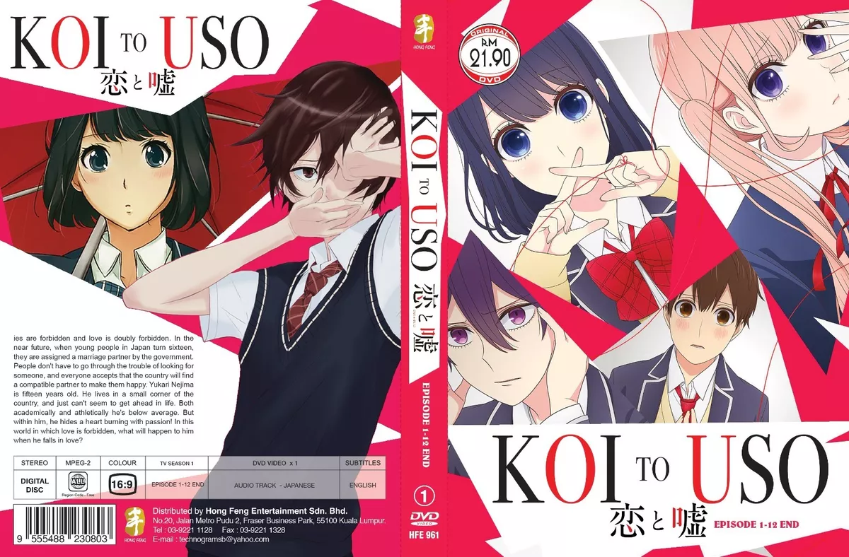 Koi to Uso: A escolha não é sua – Mundo dos Animes