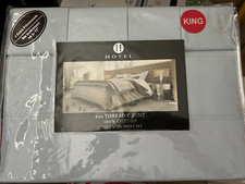 NEW HOTEL 600 THREAD LOT 6 COUNT 100 COTTON KING SHEET SET EXTRA DEEP POCKETS