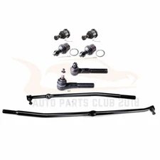 For 03-08  Dodge Ram 1500 2500 3500 8PCS Front Steering Tie Rod Ends Ball Joints