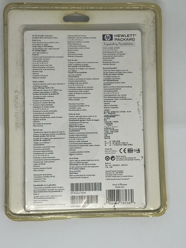 Hewlett Packard HP 6S Scientific Calculator New Factory Sealed Math Science New - Picture 3 of 3