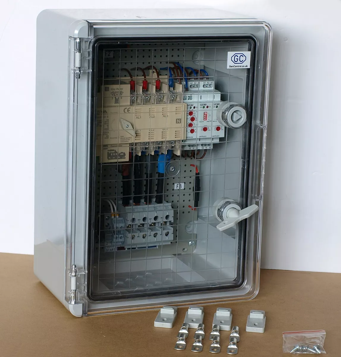 ATS Automatic Transfer Switch Panel 3Ph, 100A Generator Auto Start Output