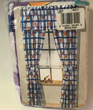 Disney Winnie-the-Pooh Tigger Window Drapes 1 Pair Drapery Set 80"x63" NEW