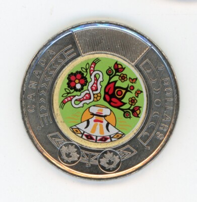 Canada 2023 $2 DOLLAR  20 Indigenous Peoples Pair 2 Coins KM new UNC