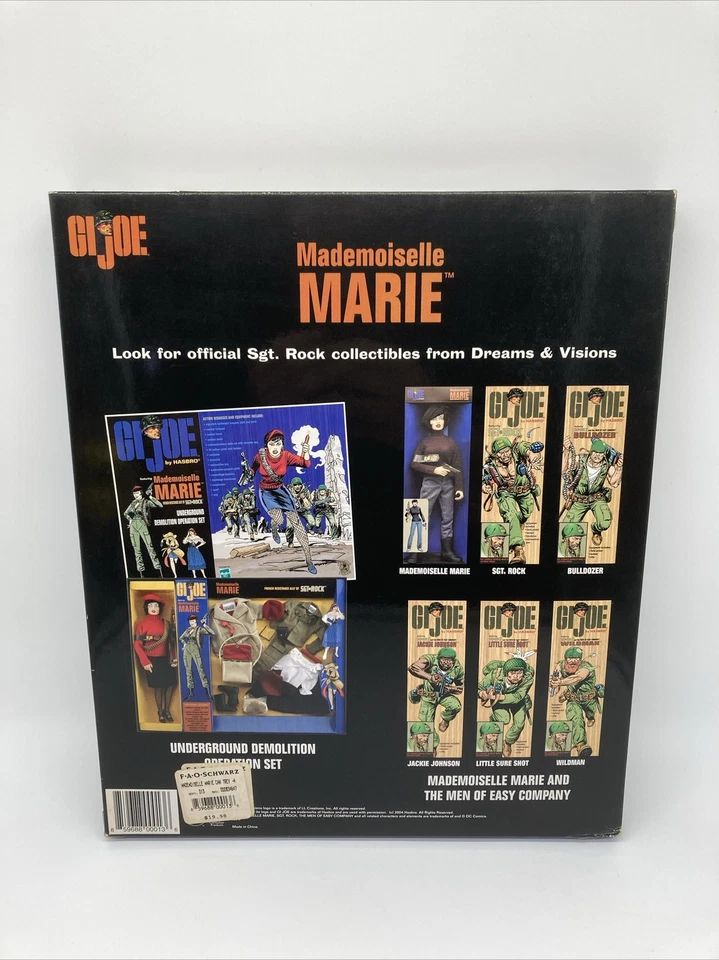 G.I. Equipo auténtico Joe para Mademoiselle Marie Hasbro 2004 Foto 2 de 4