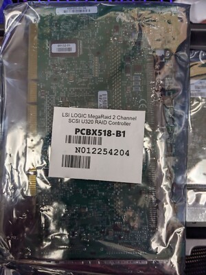 LSI LOGIC PCBX518-B1 MegaRaid 2 Channel SCSI U320 RAID Controller (PCBX518B1)