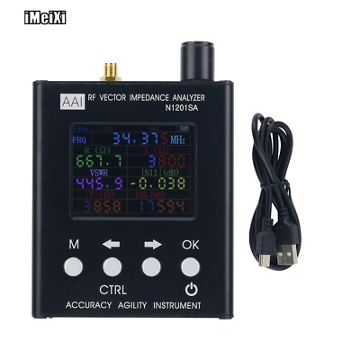 RF Vector Antenna Analyzer SWR Meter 34.375MHZ-2.7GHz For SWR S11 N1201SA New