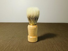 VINTAGE BARBER SHAVE 4" WOOD HANDLE SHAVING BRUSH NEW OLD STOCK