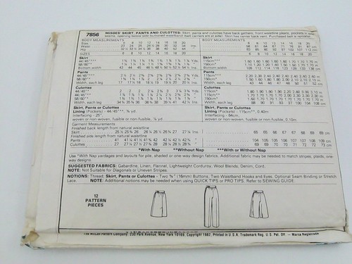 6 Misses Sewing Patterns Size 16 Bill Blass Jacket Skirt Blouse Pants Uncut - Picture 10 of 12