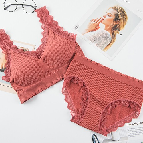 Damen Sexy Gepolstert Bralette Dessous Unterwäsche Set Weibliche Schönheit Rücken Intim  - Bild 15 von 46