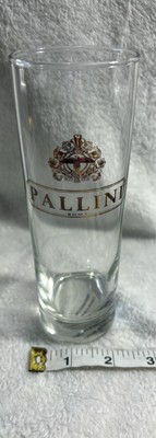 PALLINI ROMA - GOLD LOGO - CLEAR GLASS - Lemoncello Cocktail Glass Highball