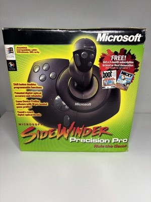 Vintage Microsoft Sidewinder Precision Pro Joystick PC Controller - New Open Box