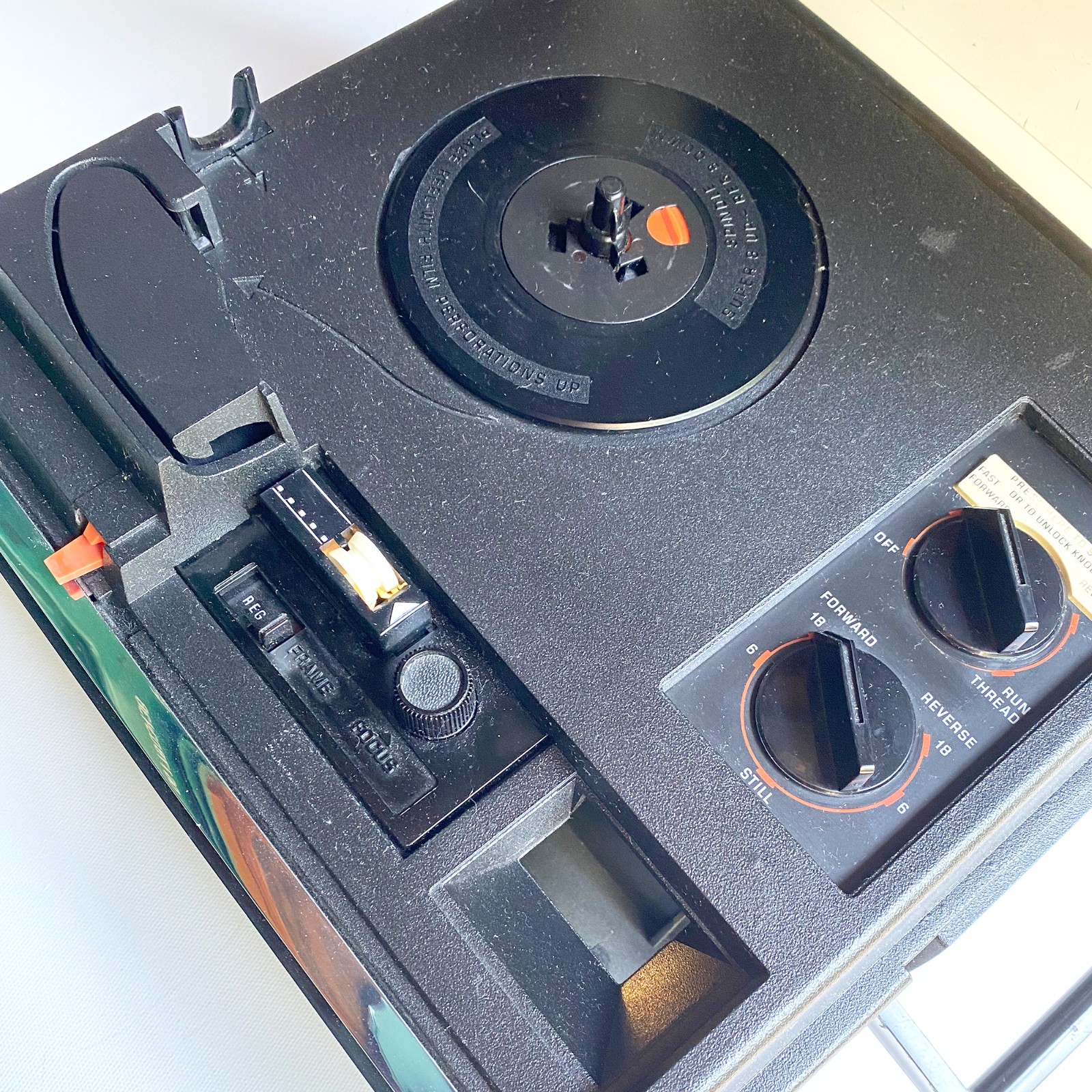 Vintage Kodak Moviedeck 455 Projector - Classic Woodgrain