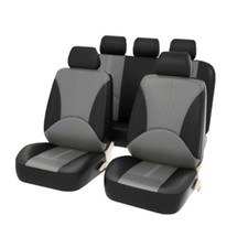9 Pieces Car Seat Covers Universal Breathable Leather Seat Protector Full WLCD