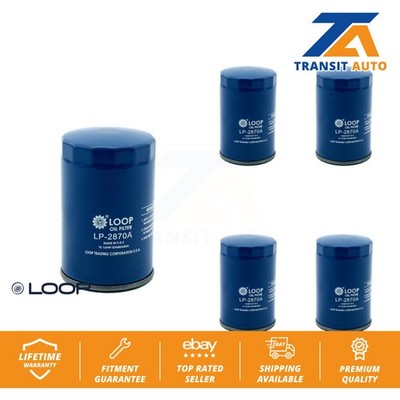 Engine Oil Filter (5 Pack) For Volkswagen Jetta Golf City Beetle Vanagon Audi TT