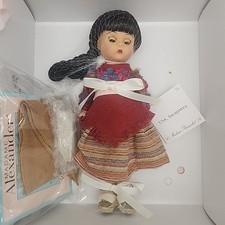 Doll Madame Alexander USA Sacajawea 28575 8" W/Baby  Papoose Original Box NEW