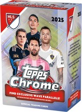2025 TOPPS CHROME MLS VALUE BLASTER BOX (28 Cards) Major League Soccer New QTY