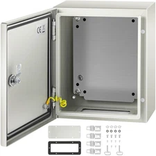 Steel Electrical Box Electrical Enclosure Box 12x10x6'' Carbon Steel IP65