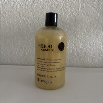 philosophy 3-in-1 Hydrating Shower Gel LEMON CUSTARD, 16 oz