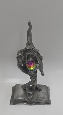 86 Ray Lamb Perth Pewter Wizard Sorcerer Spirit Ghost Magic Spell Book Figurine