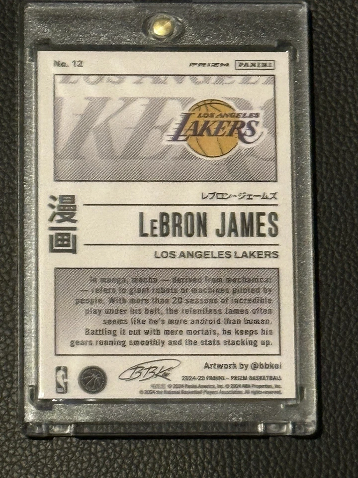 2024-25 Lebron James ¡CASO ÉXITO! Tarjeta Manga Tribute RP - Leer descripción Foto 2 de 2