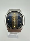 Seiko 5 Vintage Automatic Project Tv Linen Dial Day Date 7009 5310 Silver Men