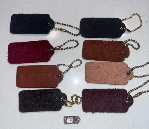 Coach Hang Tag Tags Bag Charm Replacement Lot Of 9 - Gem