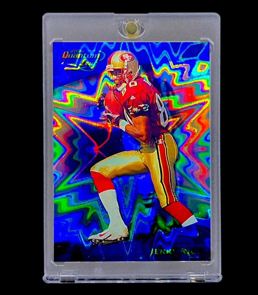 JERRY ARROZ AZUL KABOOM REFRACTOR HOLO SP Inserto No Automático - 49ERS Foto 2 de 4