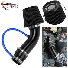 3"/76mm Car Cold Air Intake Filter Induction Kit Pipe Power Flow Hose System