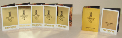 7 Paco Rabanne 1 Million Eau de Toilette 0.35 Oz 10.5 mL TOTAL Fragrance For Men
