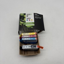 GENUINE HP 564XL Black  564 Color C/M/Y Ink Cartridges N9H60FN 2026 / 2021