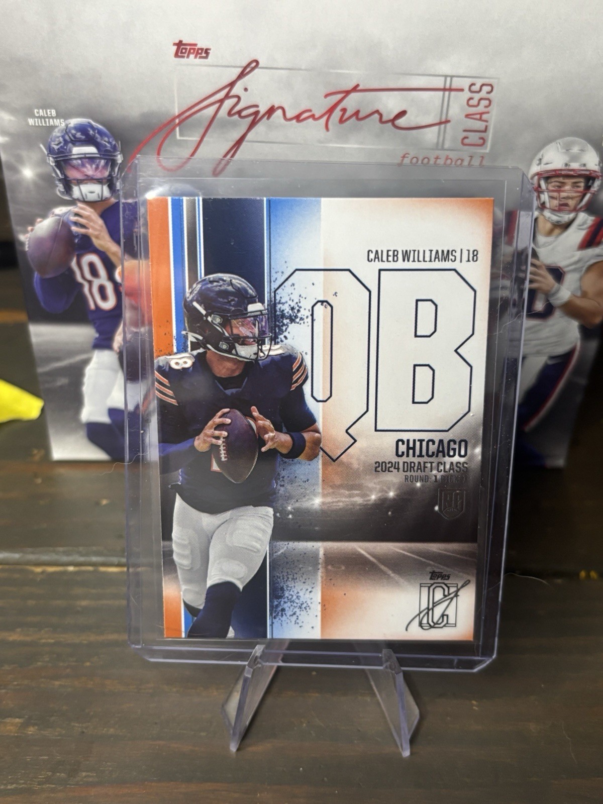 2024 Topps Signature Class - Rookies Caleb Williams #84 Blue & Orange (RC)