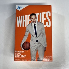 Wheaties Box Stephen Curry 2015 MVP Golden State Warriors Basketball Unopened