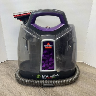 BISSELL Spot Clean Pro Heat Pet Carpet/Upholstery Cleaner 2513W Tested - Used