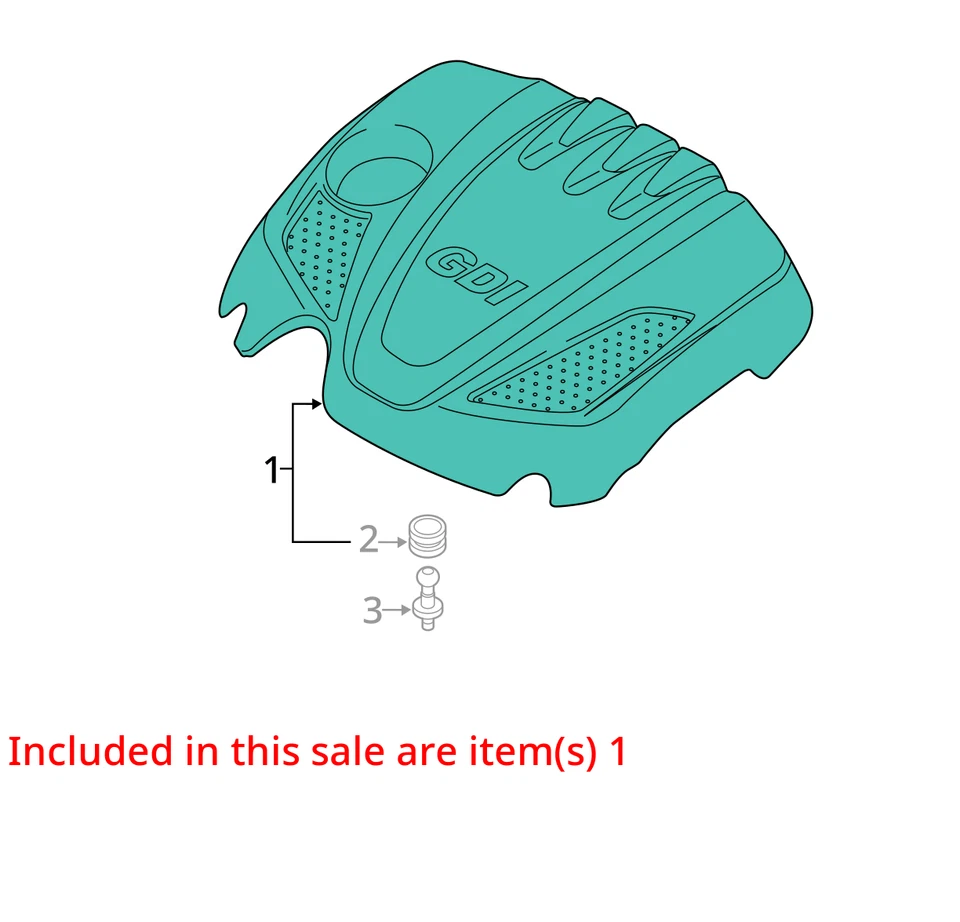 Cubierta del motor Hyundai Tucson 2015 NC7RA Foto 3 de 4