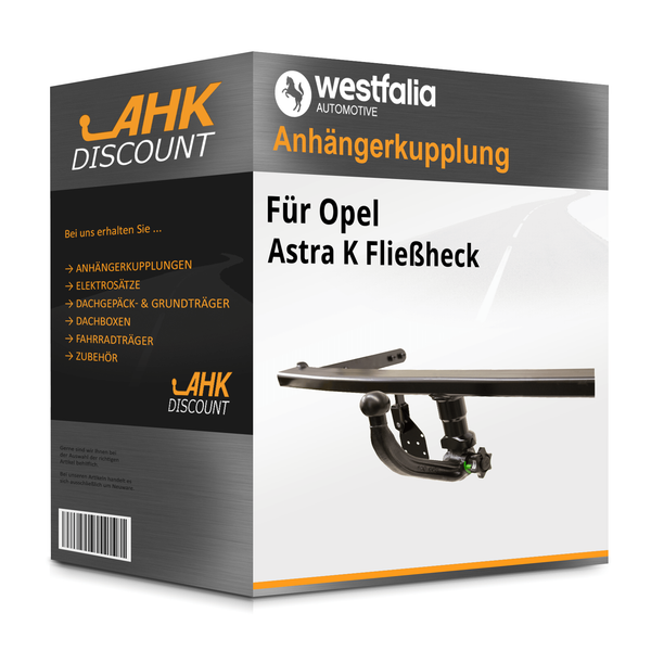 für Opel Astra K FließHeck 06.2015-12.2022 Westfalia AnhäNgerkupplung Abnehmbar-image