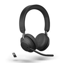 Jabra Evolve2 65 Wireless Headset USB Stereo UC, Bluetooth Dongle, Compatible