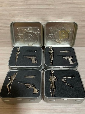 [Unused] Lupine the Third Metal Key Chain 4 Piece Set
