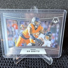 2025 Panini Mosaic Bang! Nik Bonitto #5 Denver Broncos NFL Football Insert