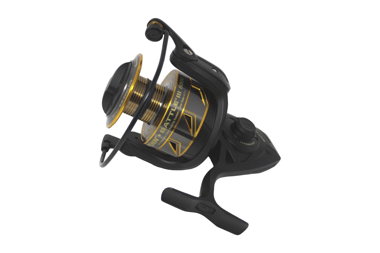 Penn Battle 8000 III Spinning Reel with 4.7:1 Gear Ratio, BTLIII8000