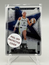 2025 Panini WNBA Impeccable Stainless Stars DiJonai Carrington /99 Dallas Wings
