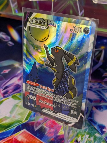 GENERATION ONE -Umbreon Vmax, After Skool Hobby Fan Made Art Set! #1! Mint - Picture 2 of 4