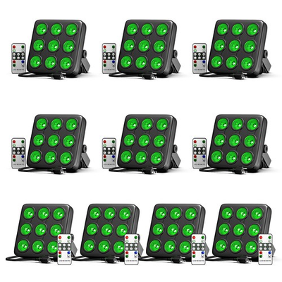 #ad #ad 9x20W RGBW Par Light Beam Spot Wash Washer DMX Matrix Stage Light DJ Disco Party $29.99