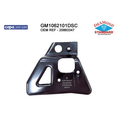 Front Left Outer Bumper Extension fits 2011-2014 Silverado 25-3500 25883347 CAPA