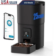 2.4G WiFi Cat Feeder App Control Automatic Pet Dispenser Remote Feeding Hygienic