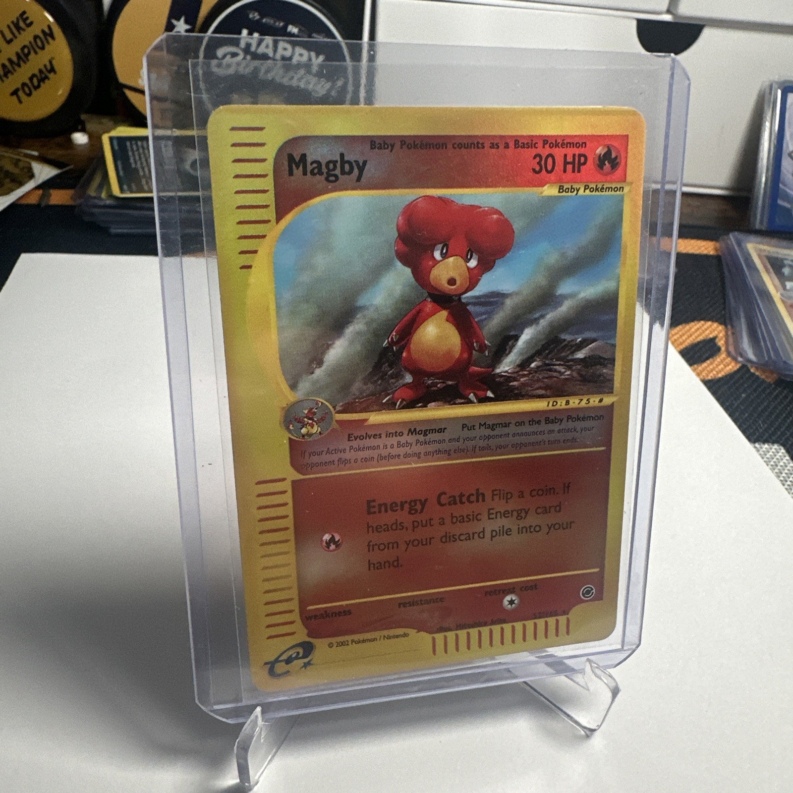 Pokémon TCG Magby Expedition Reverse Holo 52/165 NM/Mint