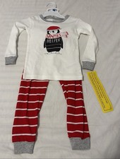 Carter  s 24M Pajama Set Penguin  Santa  s Helper  Christmas Kids Holidays Gifts