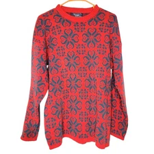 Vintage Figgjo 100% Virgin Wool Norwegian sz L